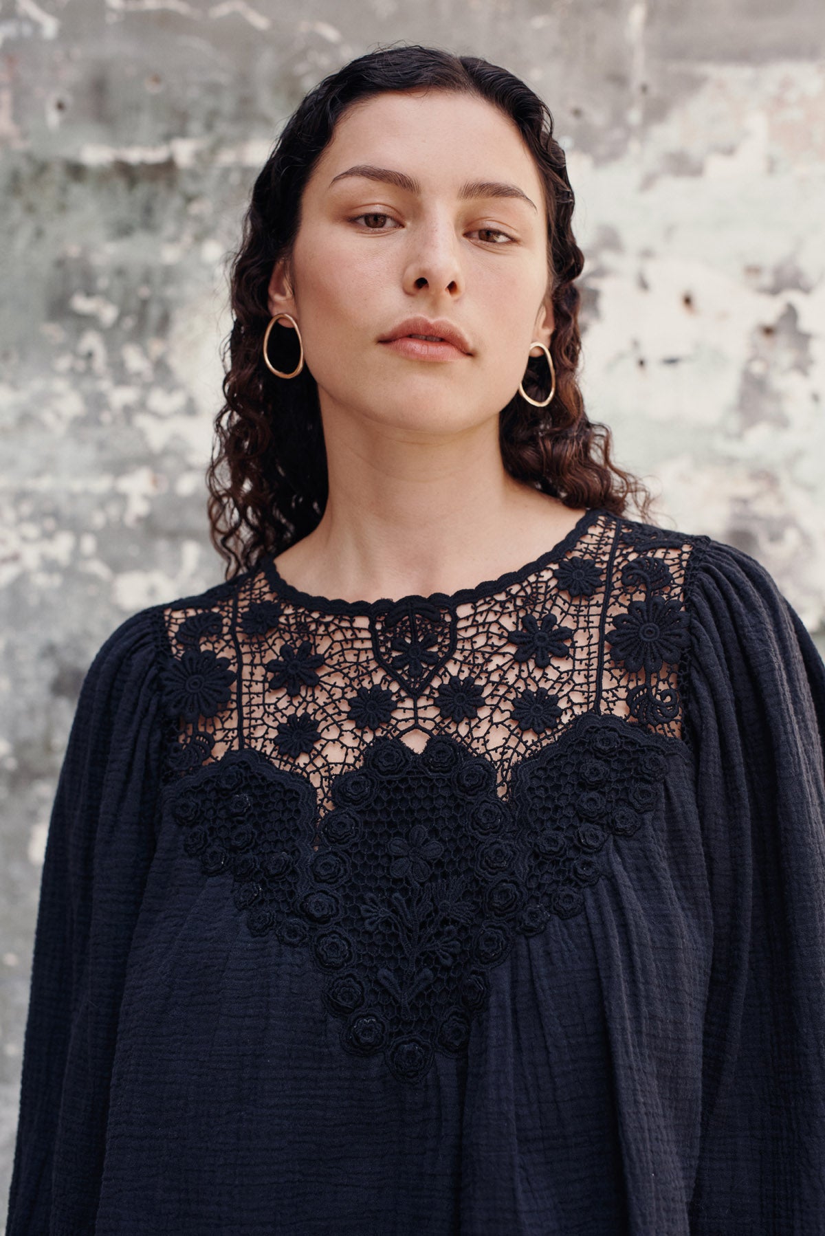 Louise Misha Bluse Riya Black
