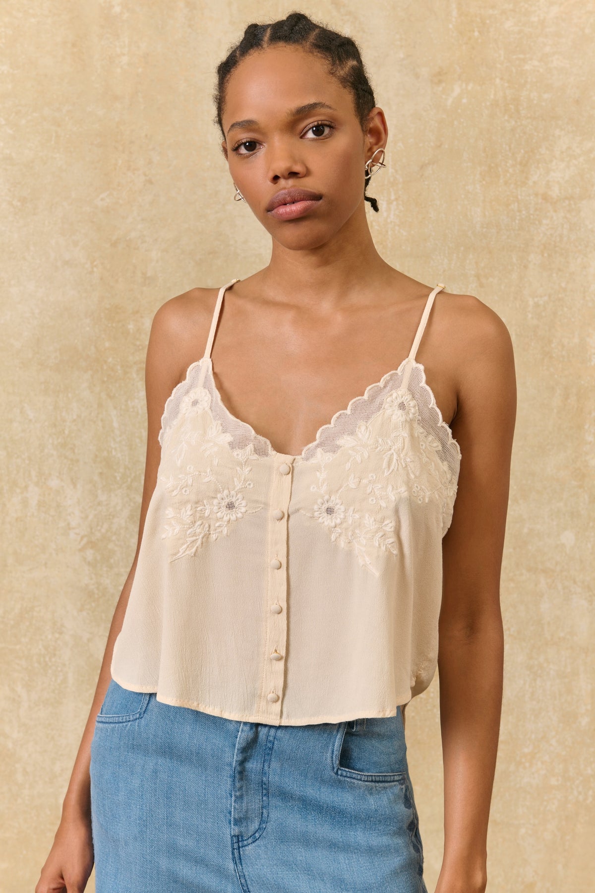 Louise MIsha Camisole Sueña Cream
