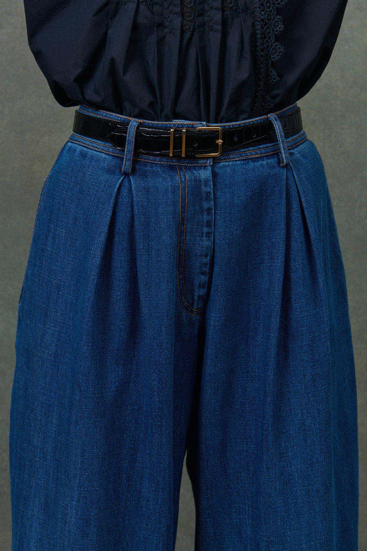Louise Misha Hose Federica Stone Blue