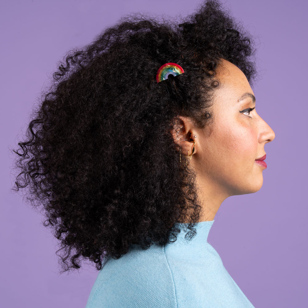 Coucou Suzette Haarspange Regenbogen