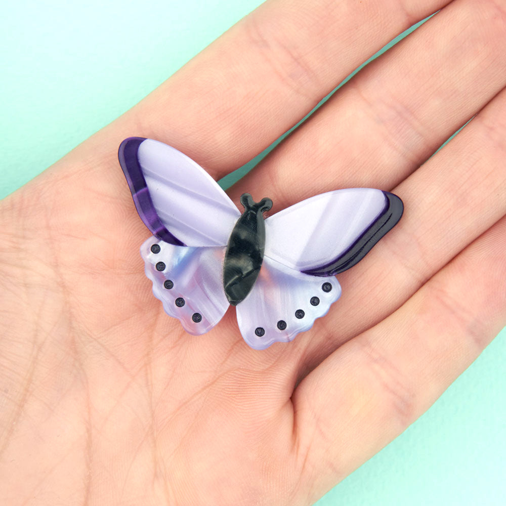 Coucou Suzette Haarspange Schmetterling Mauve