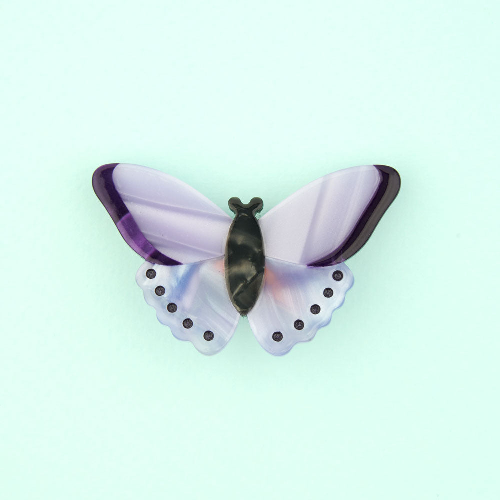 Coucou Suzette Haarspange Schmetterling Mauve
