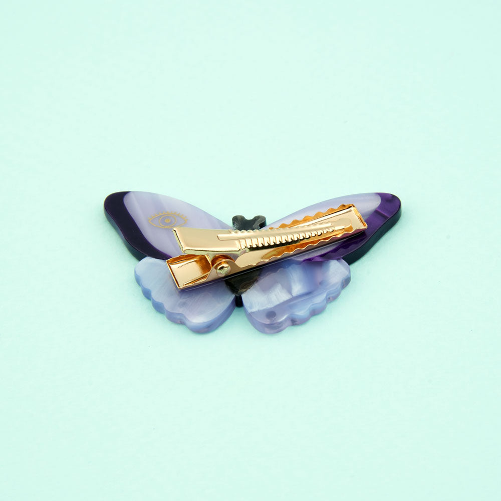 Coucou Suzette Haarspange Schmetterling Mauve