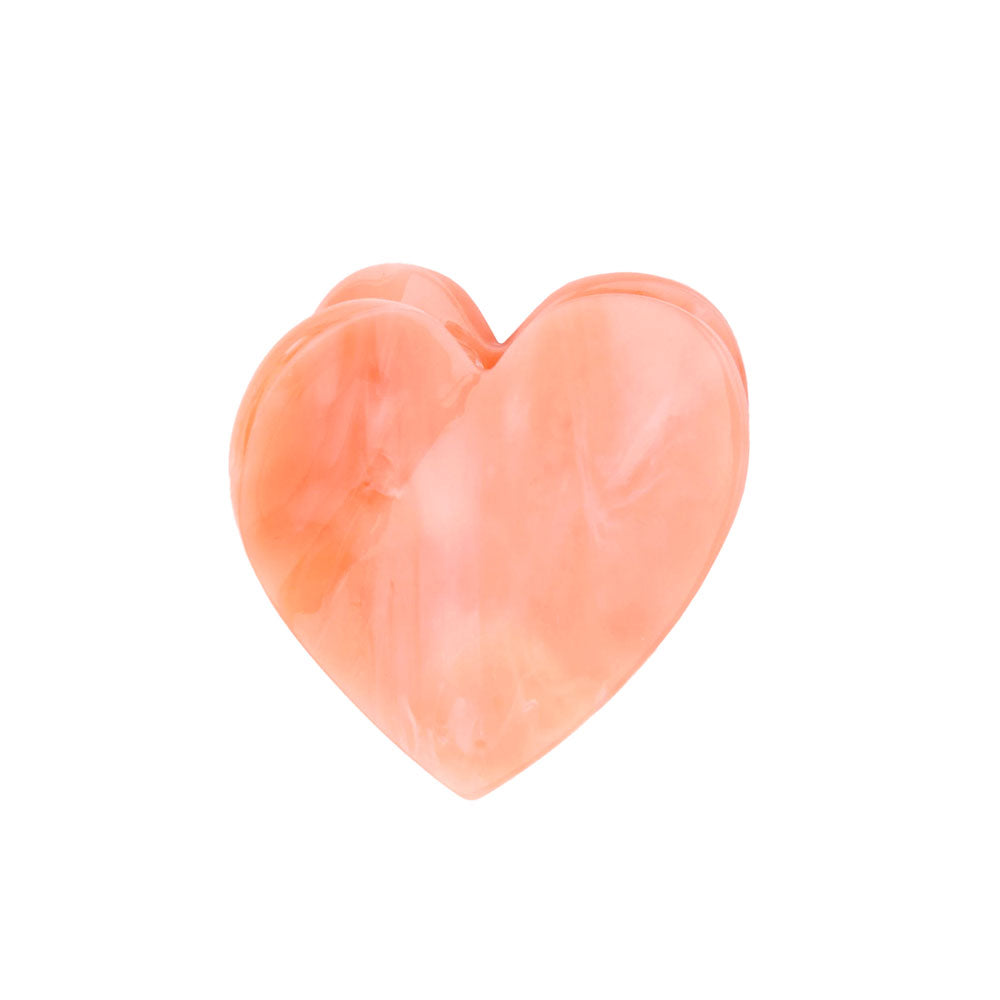 Coucou Suzette Mini Haarklammer Herz Rosé