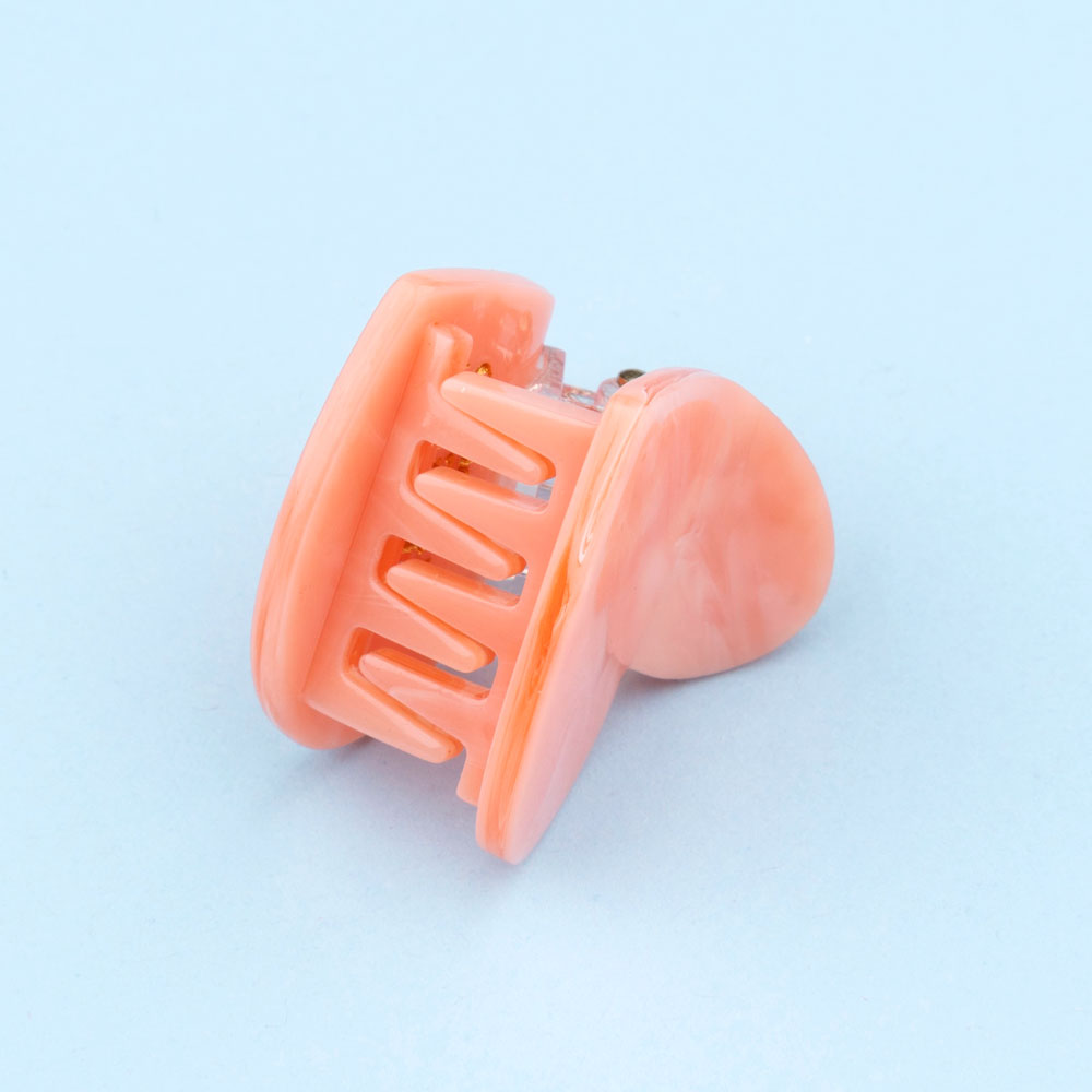Coucou Suzette Mini Haarklammer Herz Rosé
