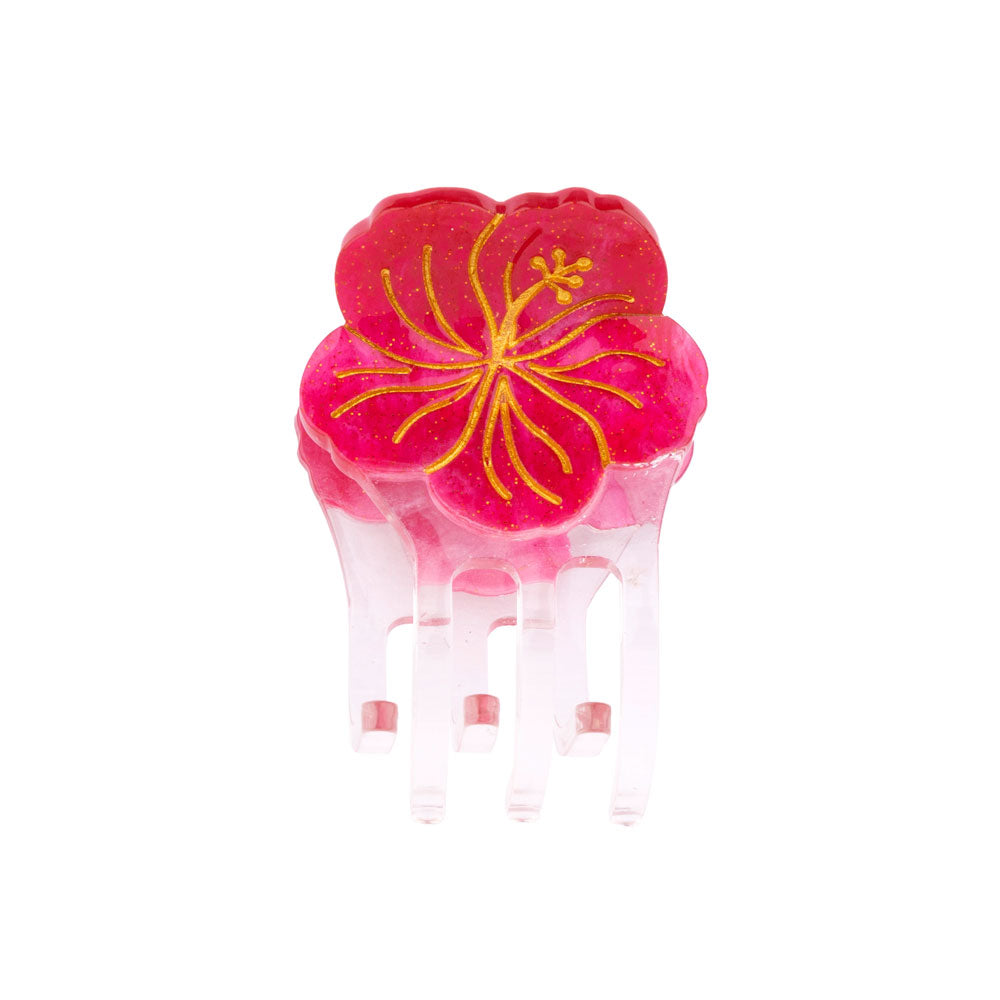 Coucou Suzette Mini Haarklammer Hibiskus