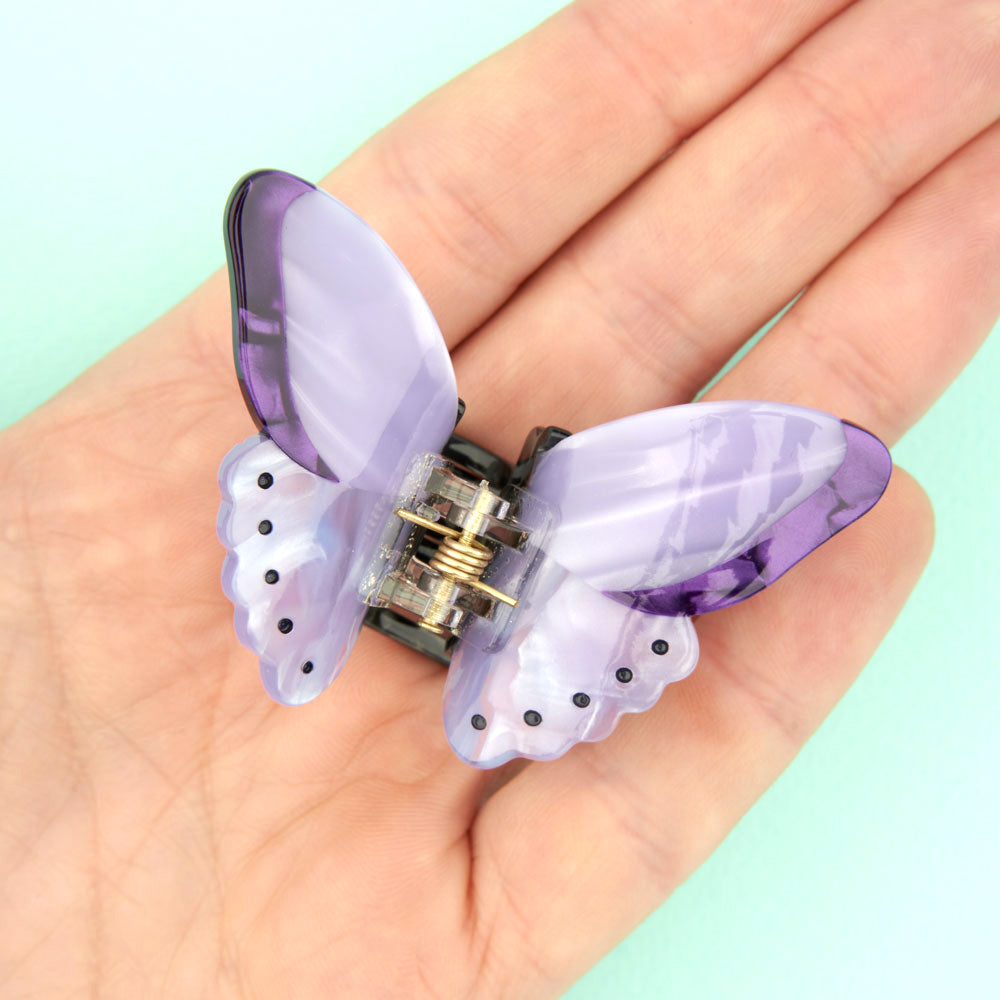 Coucou Suzette Mini Haarklammer Schmetterling Mauve