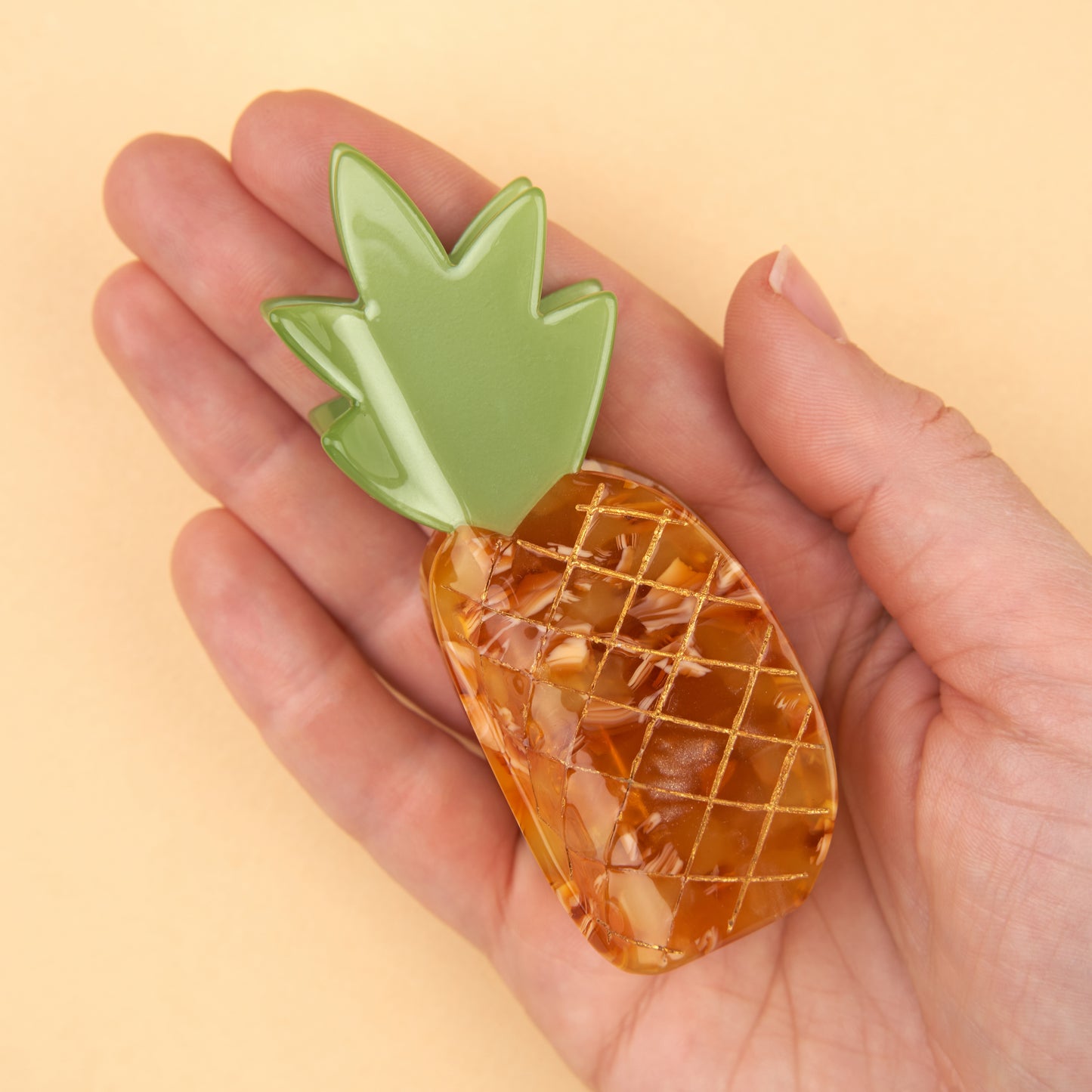 Coucou Suzette Haarklammer Ananas