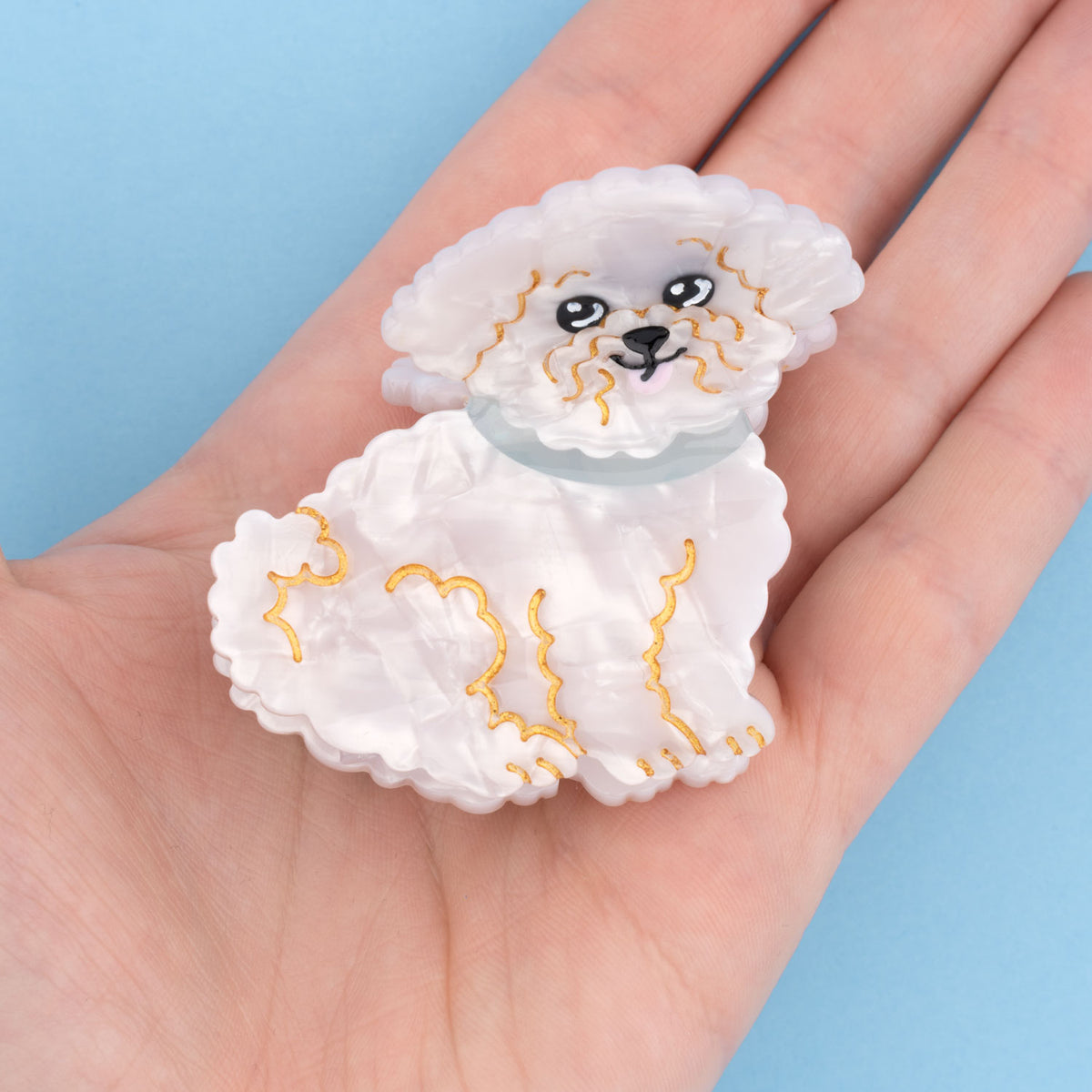 Coucou Suzette Haarklammer Bichon