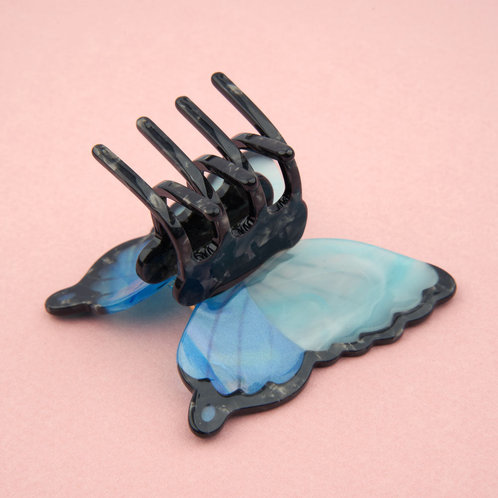 Coucou Suzette Haarklammer Schmetterling Blau