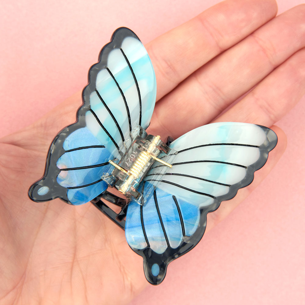 Coucou Suzette Haarklammer Schmetterling Blau