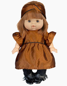 Minikane Halloween Kollektion Hexen-Gänseblümchen-Kleid mit Stirnband