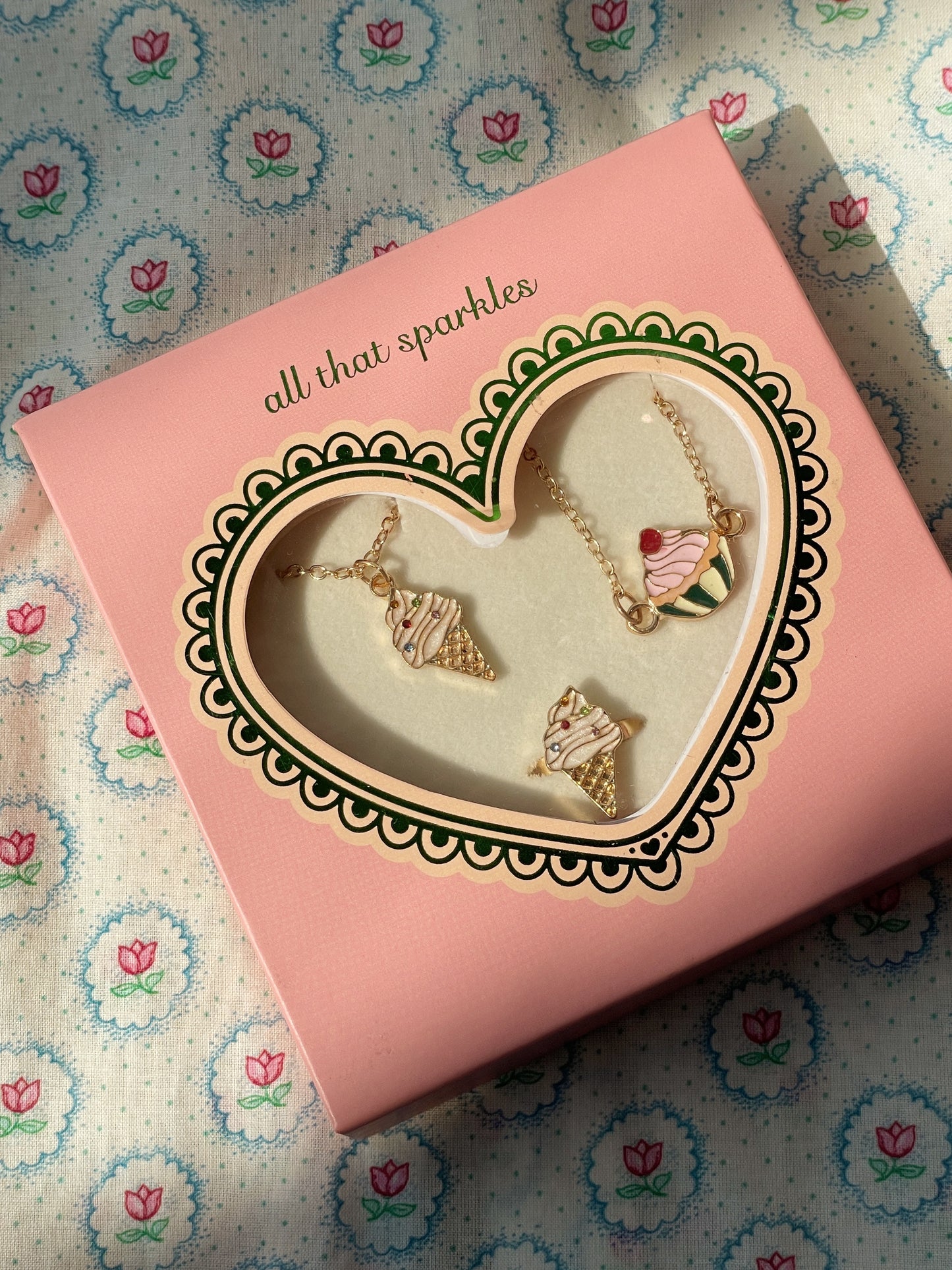 Konges Sløjd Sweet Schmuckset Gold