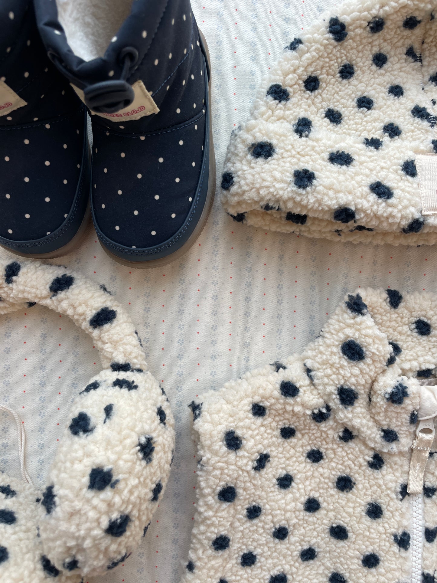 Konges Sløjd Josy Teddy Earmuffs Dot Lumière