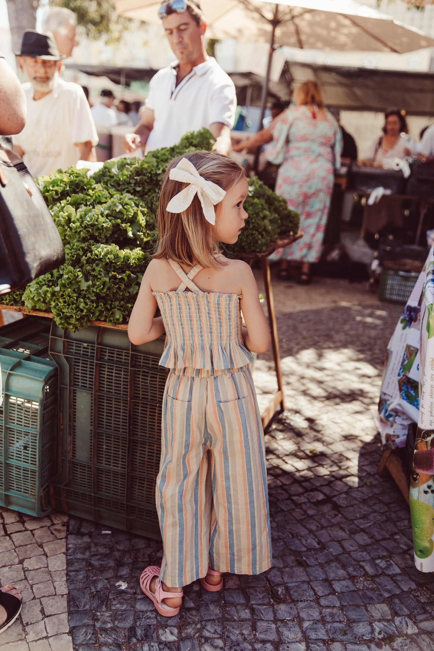 Louise Misha Hose Flor Sand Riviera Stripes