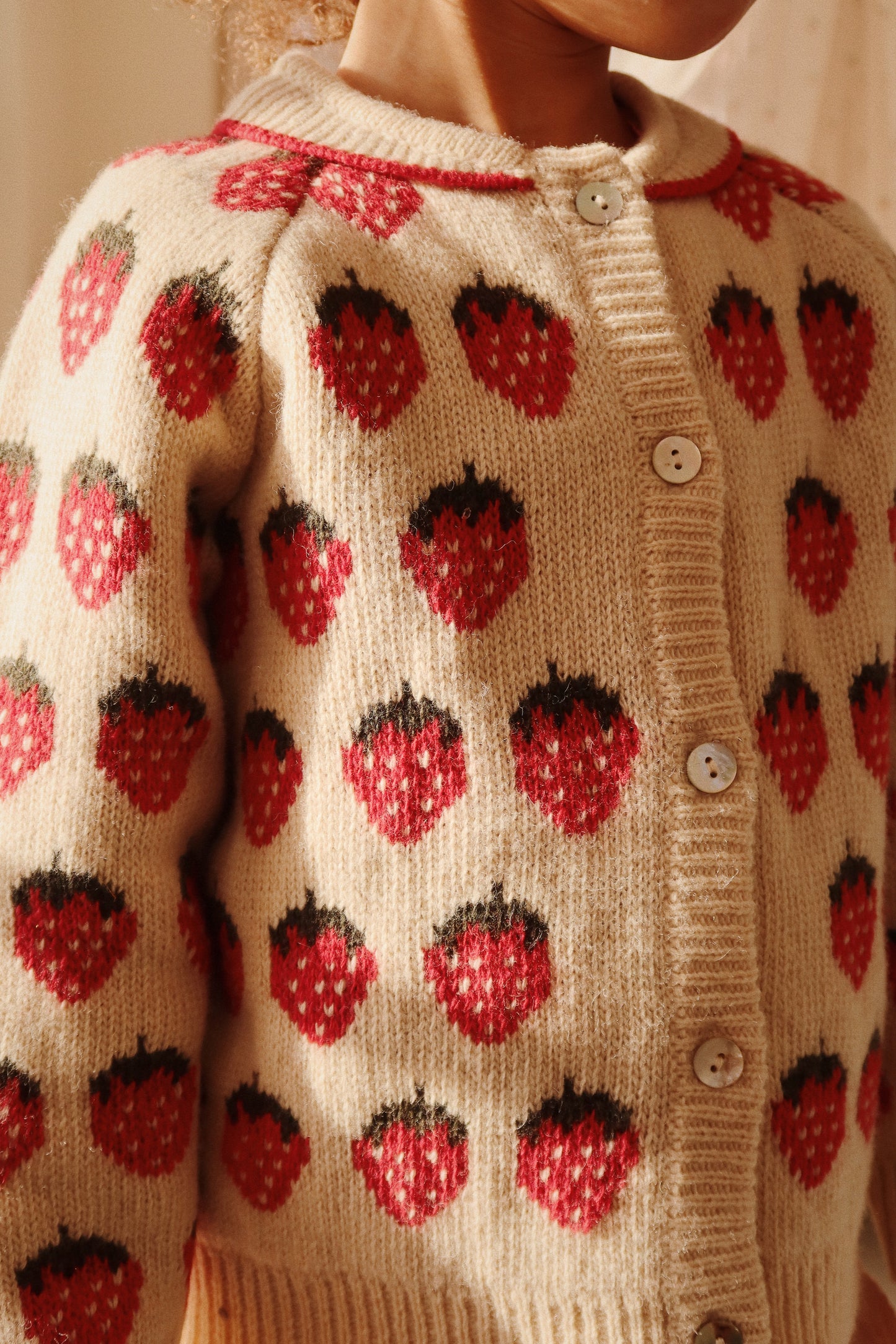 Konges Sløjd Belou Knit Cardigan Strawberry