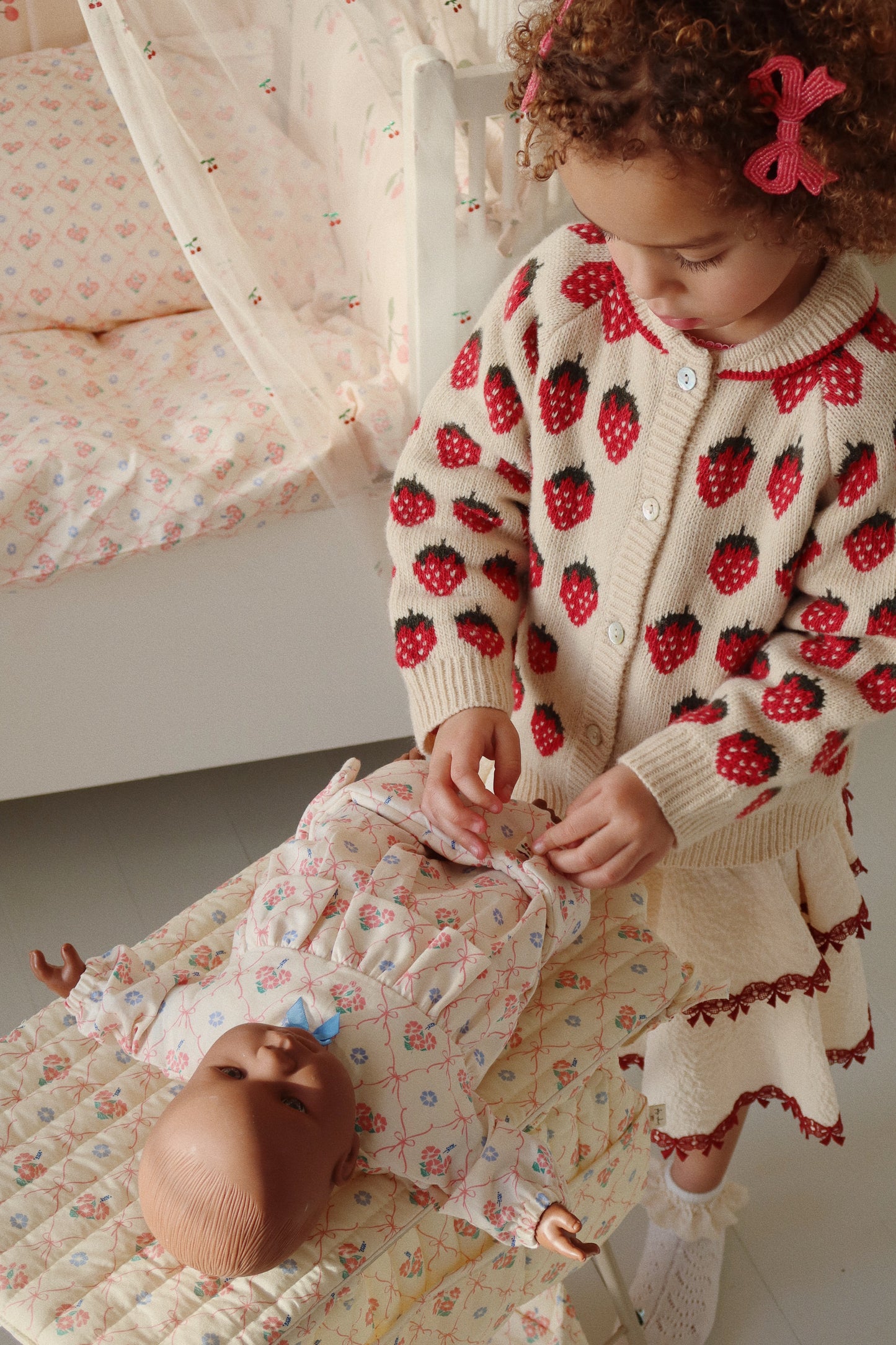 Konges Sløjd Belou Knit Cardigan Strawberry