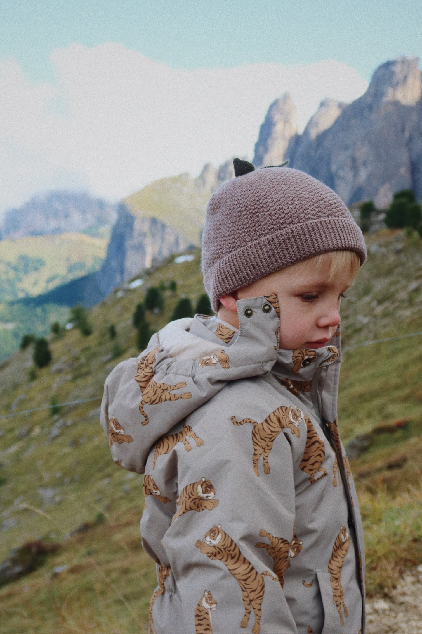 Konges Sløjd Fruity Beanie Bunny Brown Melange
