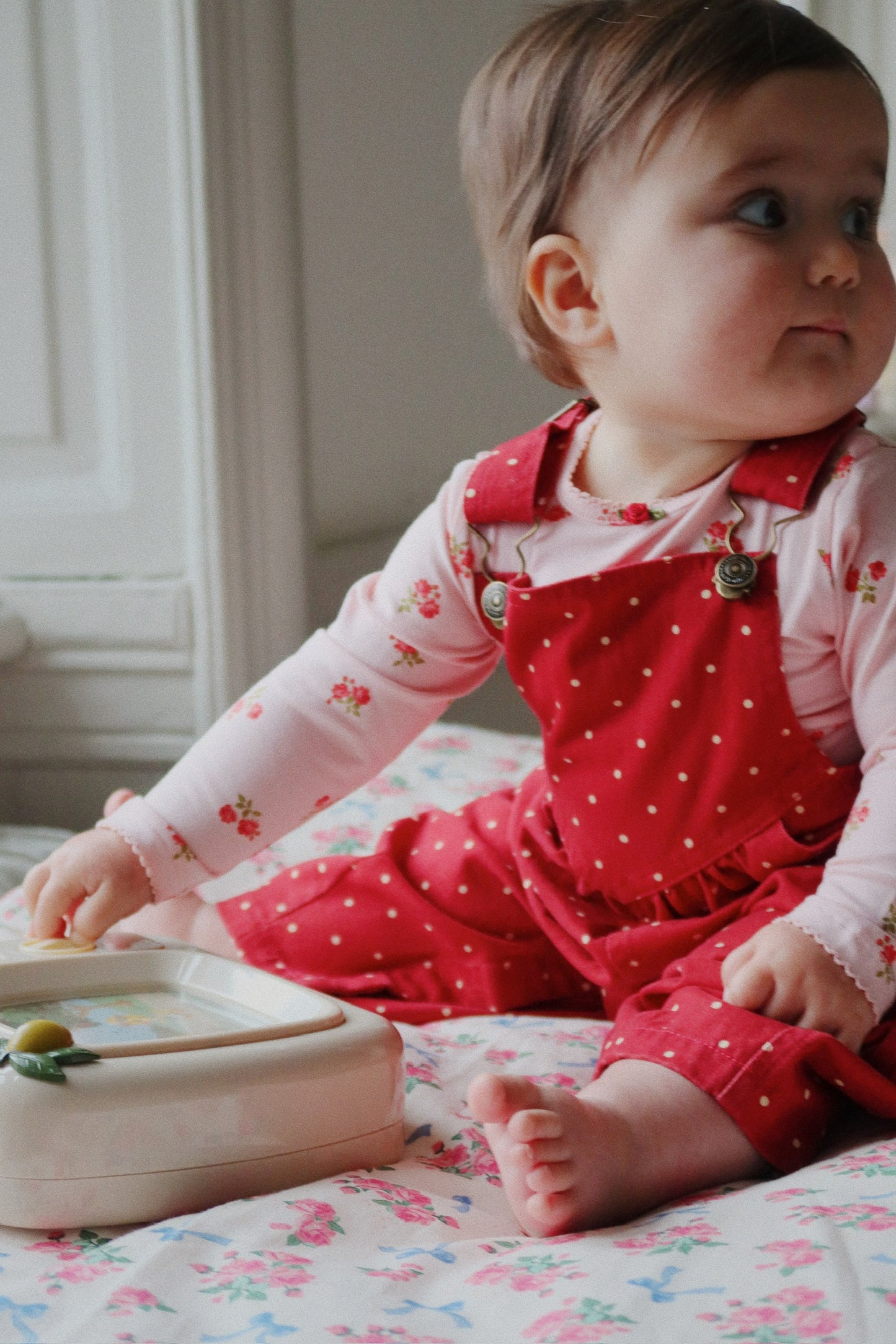 Konges Sløjd Nola Overall Strawberry Dot