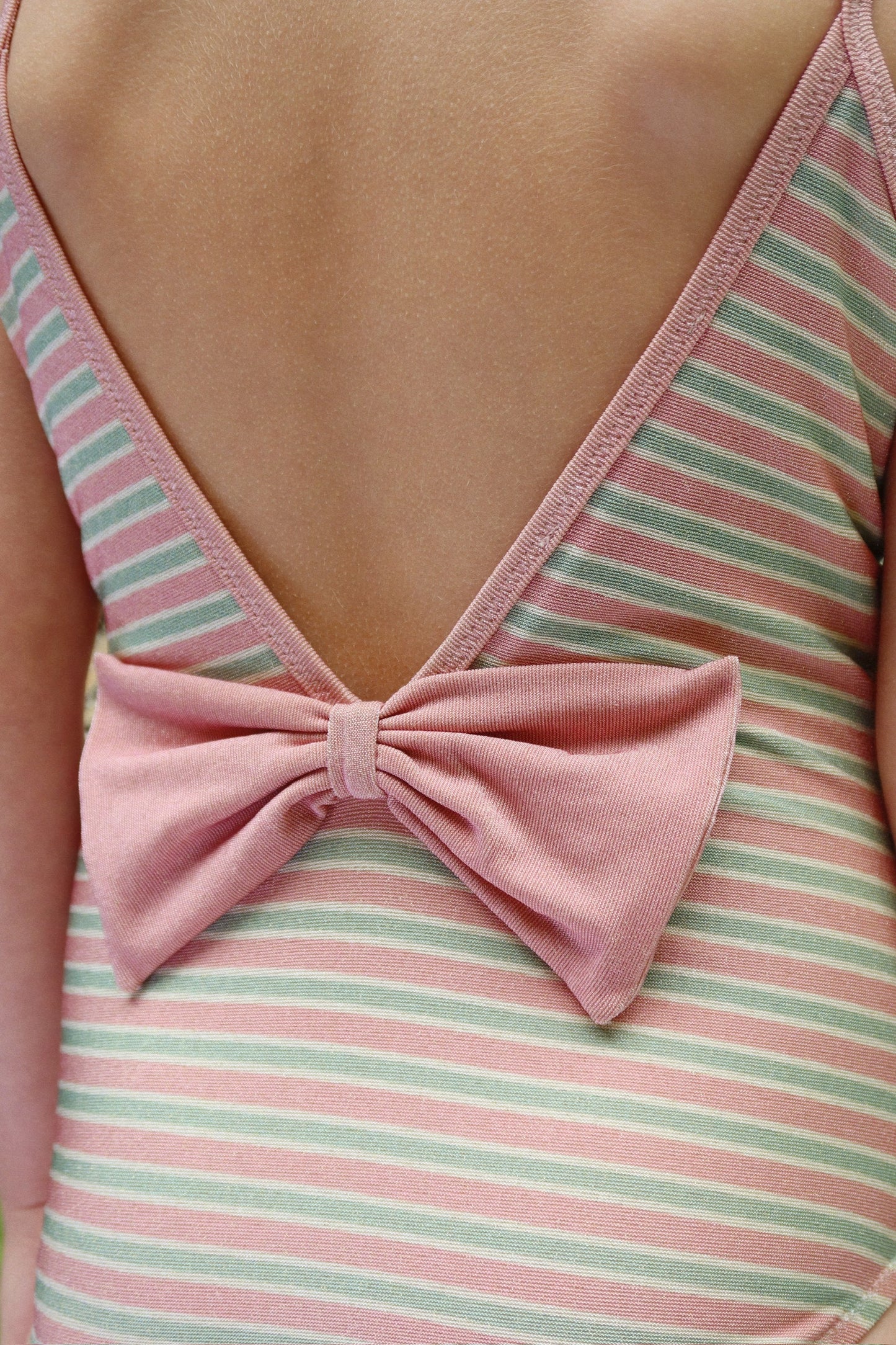 Konges Sløjd Bowwow Badeanzug Blush Stripe