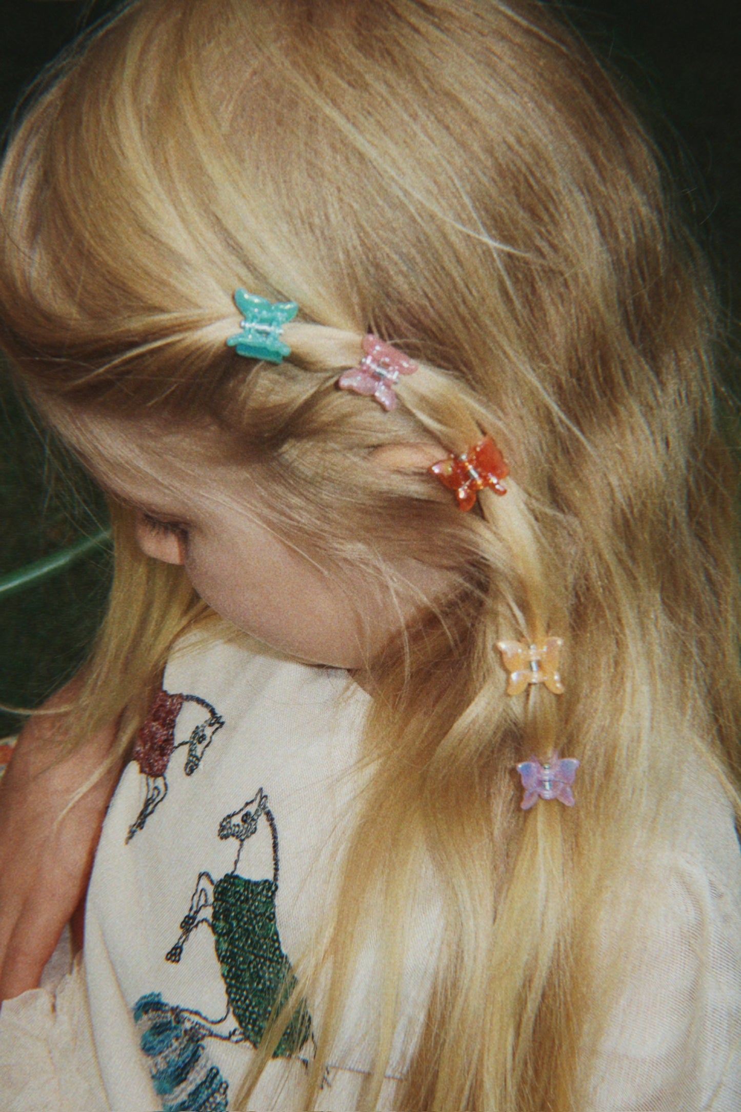 Konges Sløjd 10er Pack Mini Schmetterling Haarclips Multi