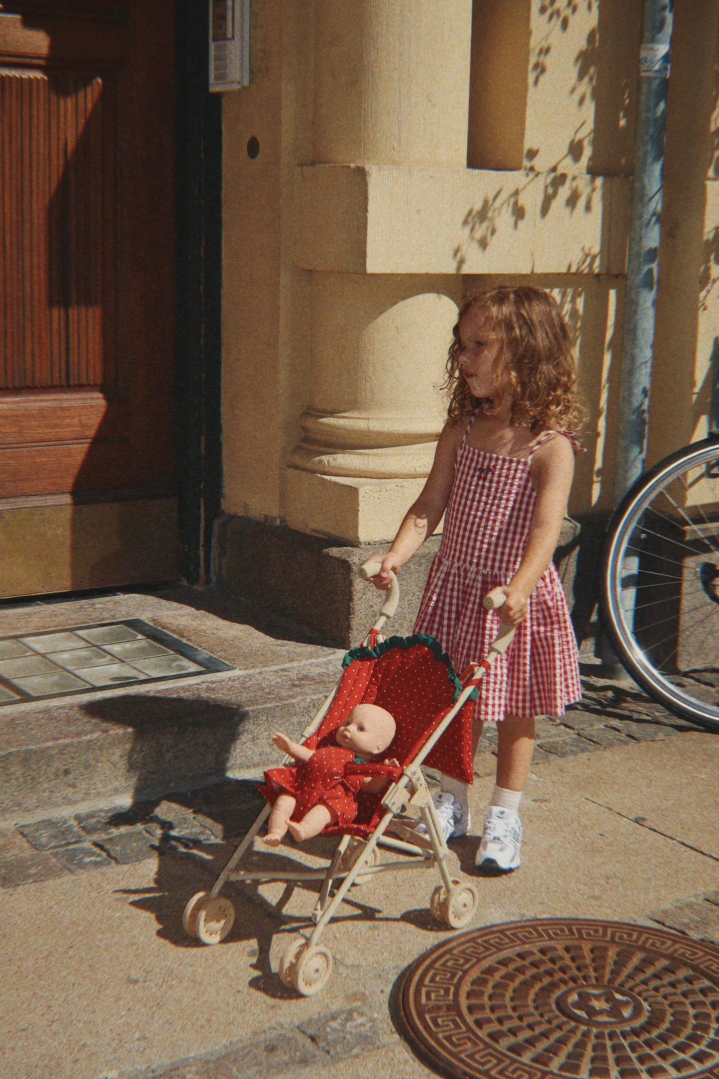 Konges Sløjd Isotta Kleid Raspberry Check