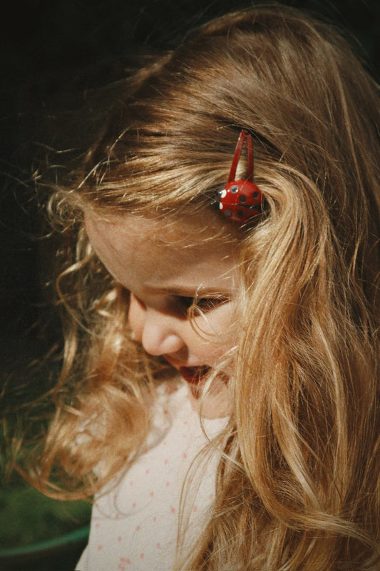 Konges Sløjd 4er Pack Haarclips Ladybug