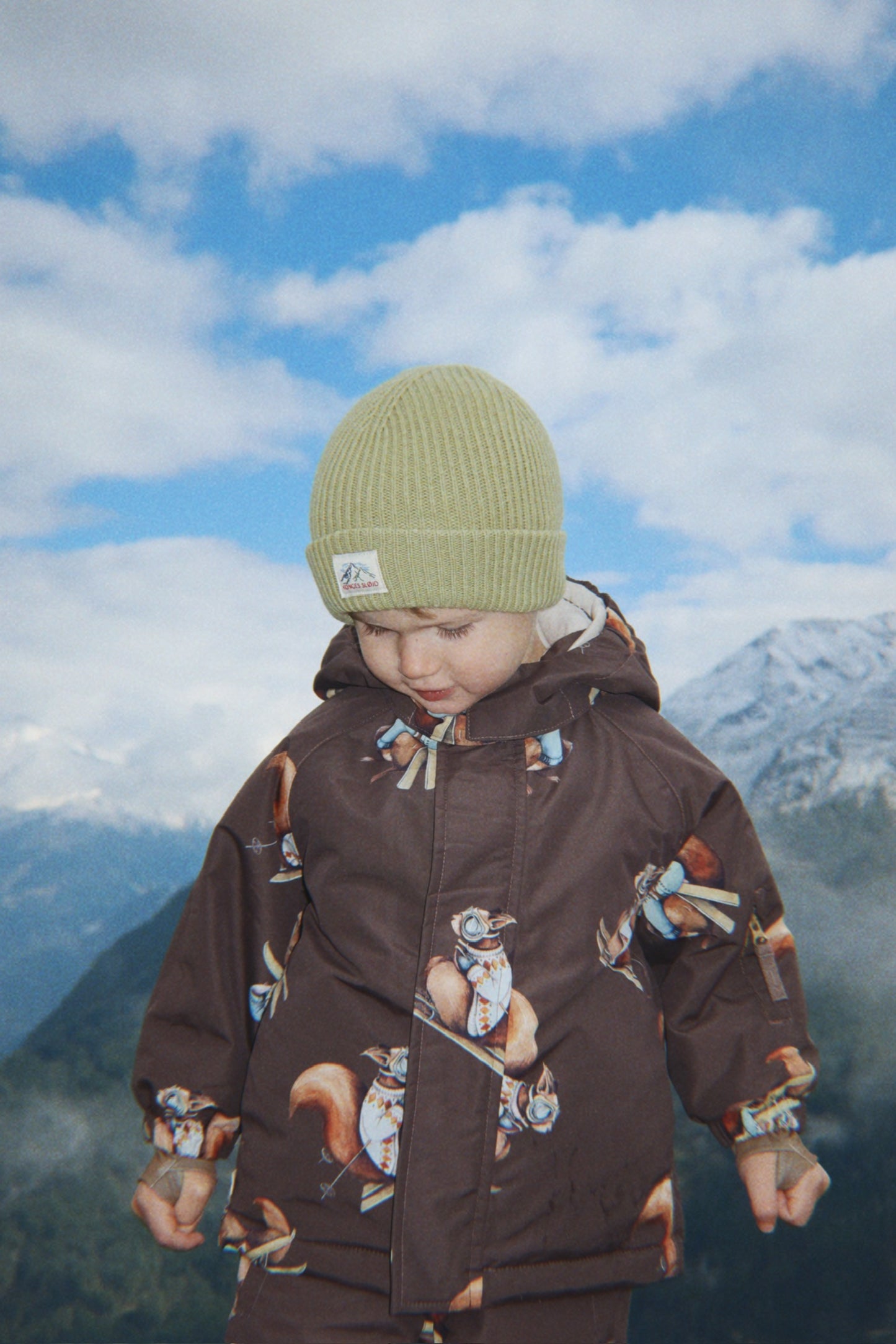 Konges Sløjd Basil Beanie Pale Olive Green