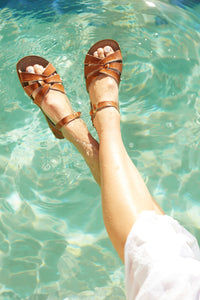Salt-Water Sandals Original Tan Kleinkind