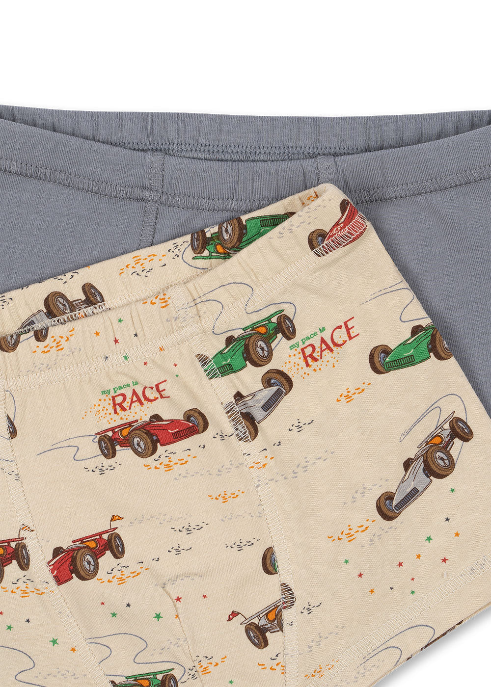Konges Sløjd Basic 2er Pack Boy Boxershorts Tradewinds/Grand Prix