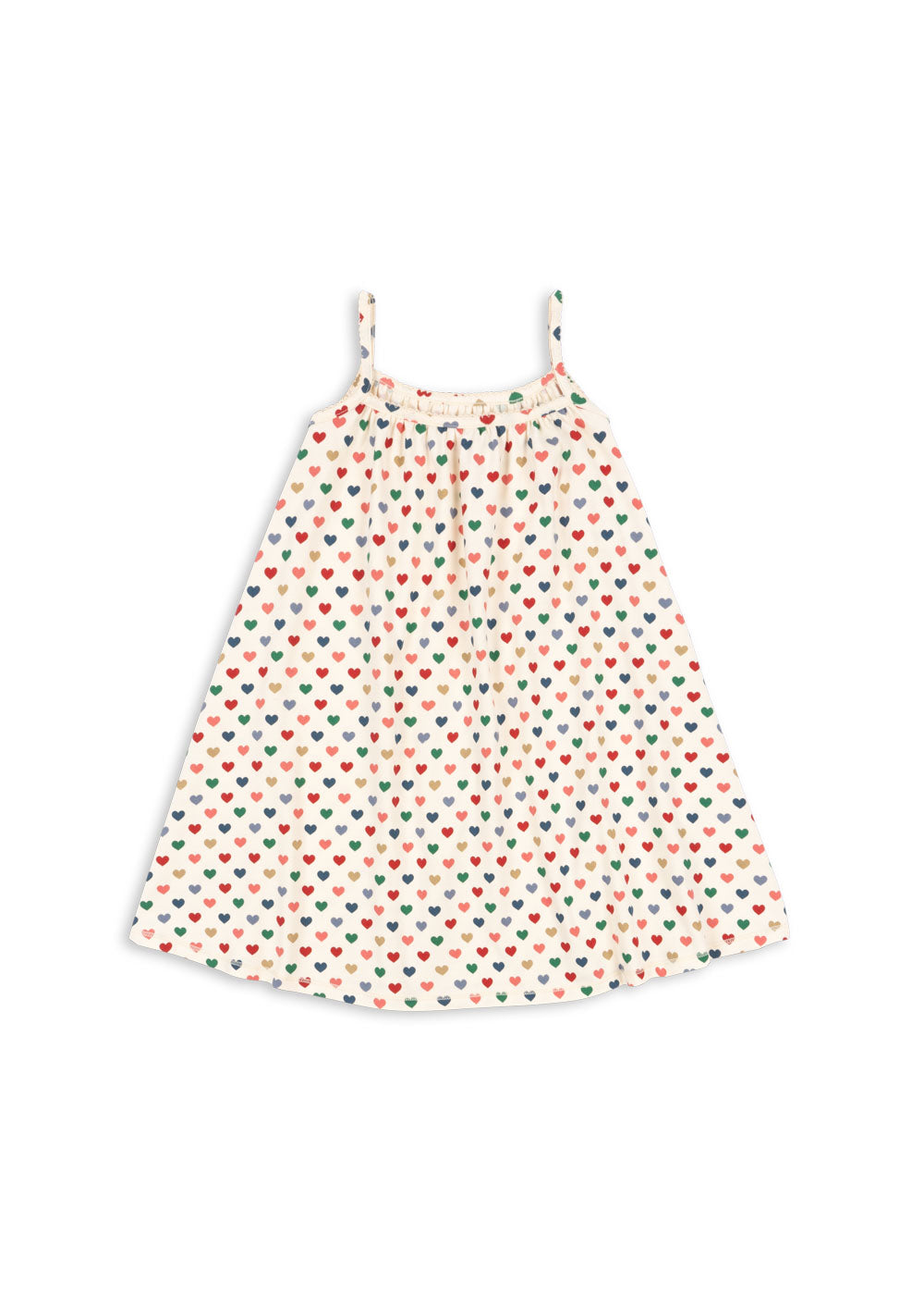 Konges Sløjd Basic Strap Kleid Coeur Coloré
