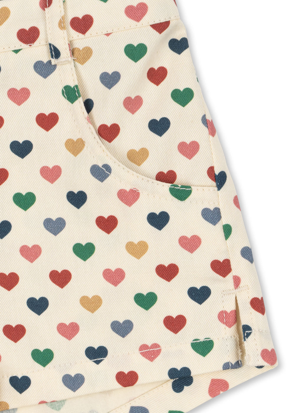 Konges Sløjd Frankie Mini Shorts Coeur Coloré