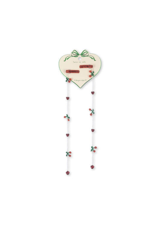 Konges Sløjd Pearly Tassel Hairclip Cherry