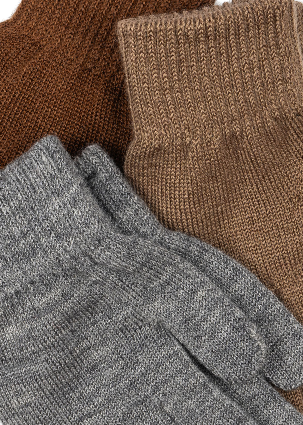Konges Sløjd 3er Pack Filla Handschuhe Grey Melange/Beige/Brown