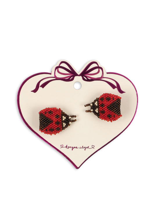 Konges Sløjd 2er Pack Ladybug Perlen Haarclip