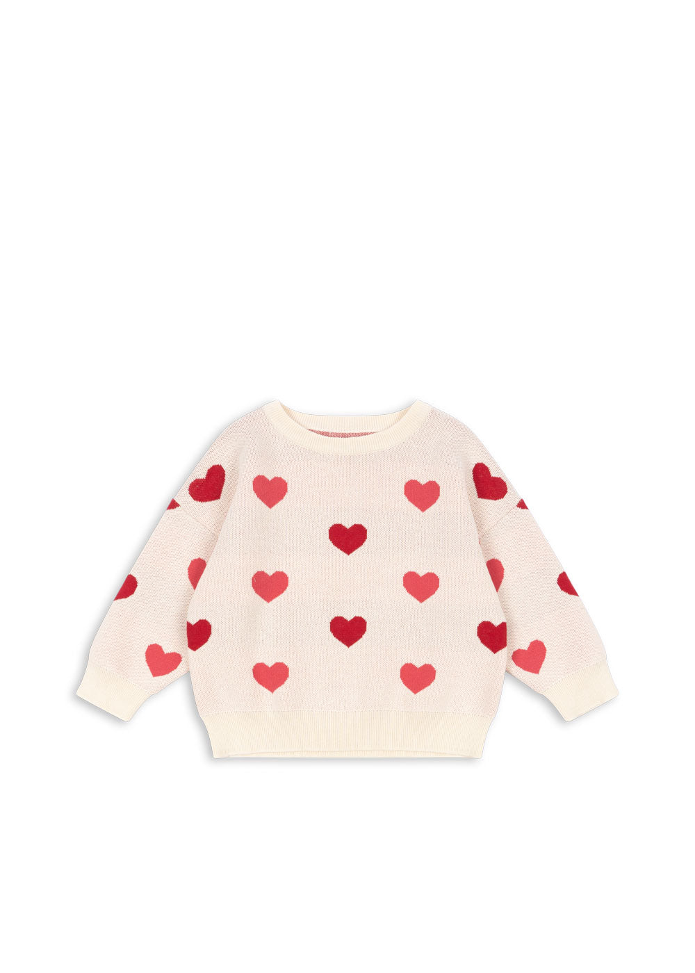 Konges Sløjd Lapis Strickpullover Coeur Coloré Duo Pink
