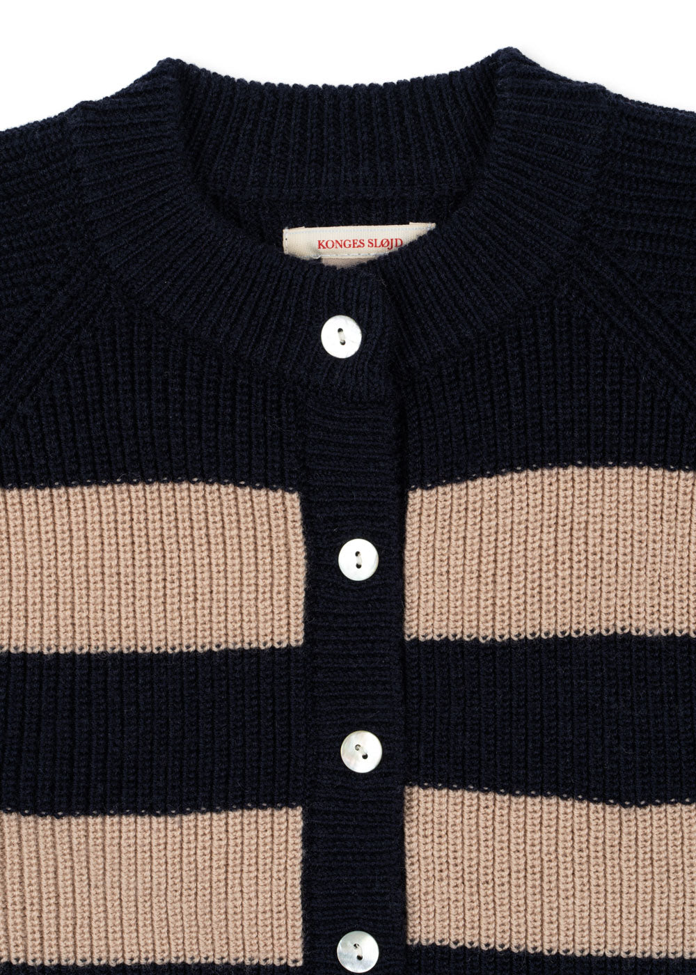 Konges Sløjd Vitum Knit Cardigan Blue Stripe