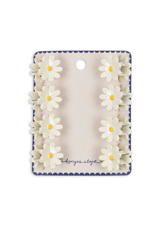 Konges Sløjd 8er Pack Mini Haarspangen Daisy