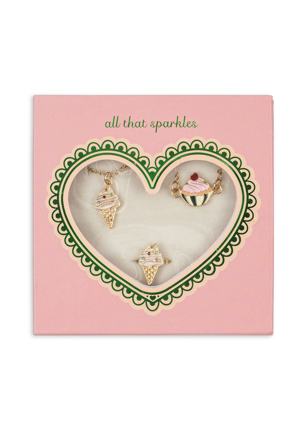 Konges Sløjd Sweet Schmuckset Gold