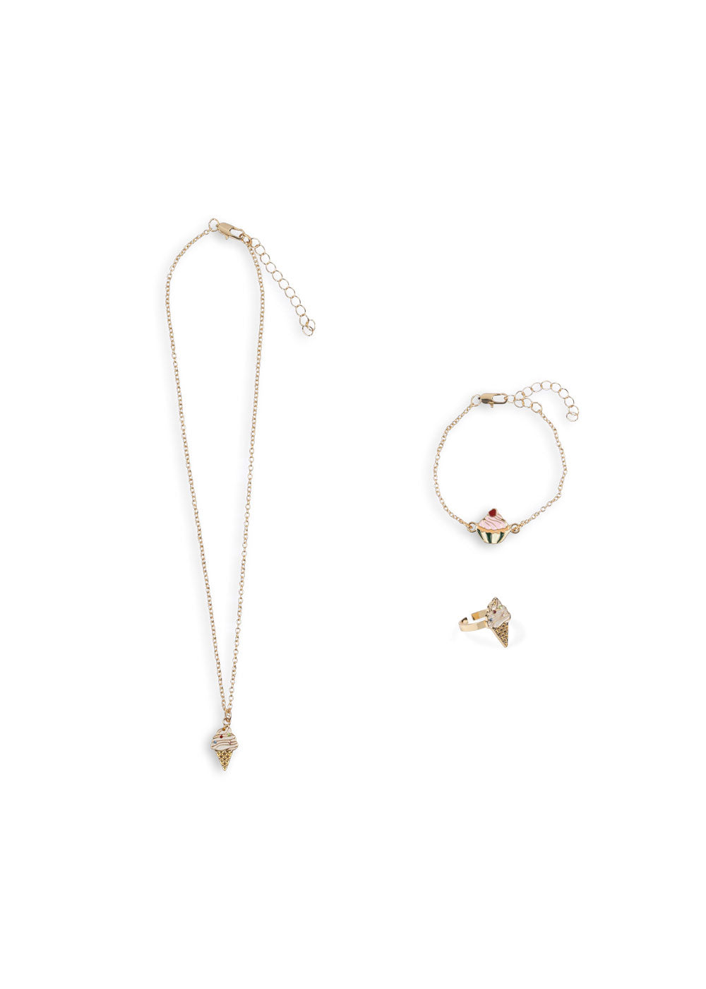 Konges Sløjd Sweet Schmuckset Gold