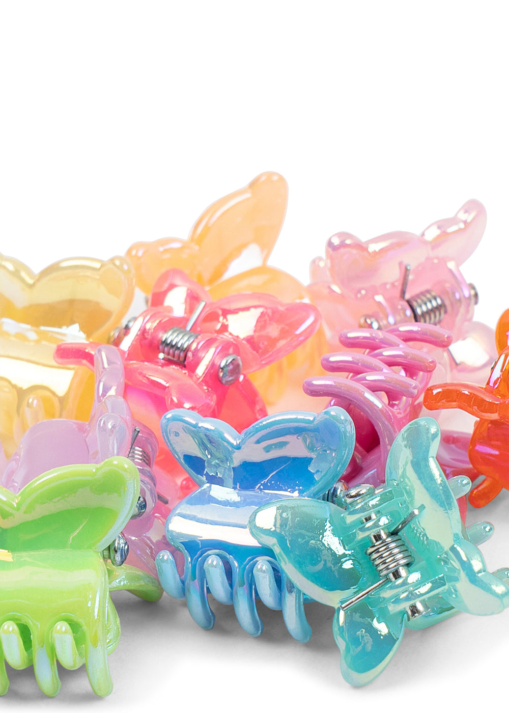 Konges Sløjd 10er Pack Mini Schmetterling Haarclips Multi