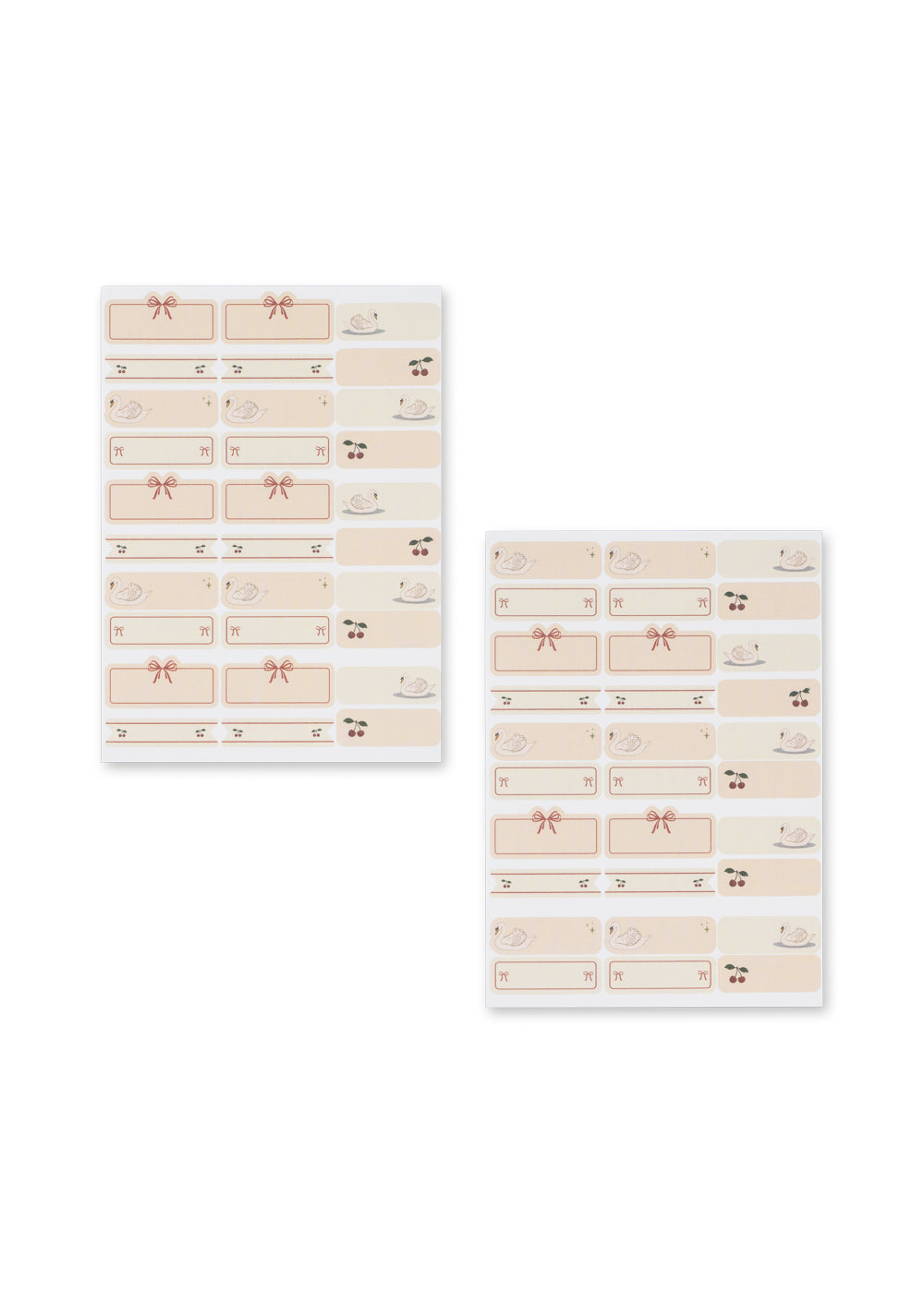 Konges Sløjd Name Stickers 60Stk Swan