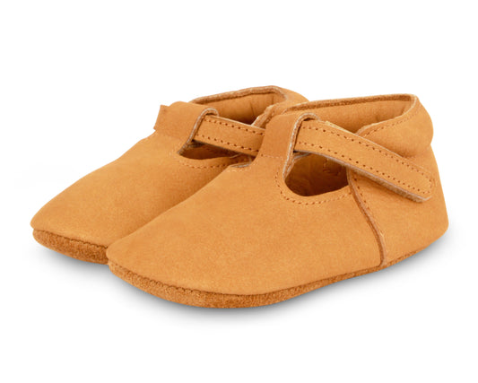 Donsje Babyschuhe Elia Caramel Nubuck