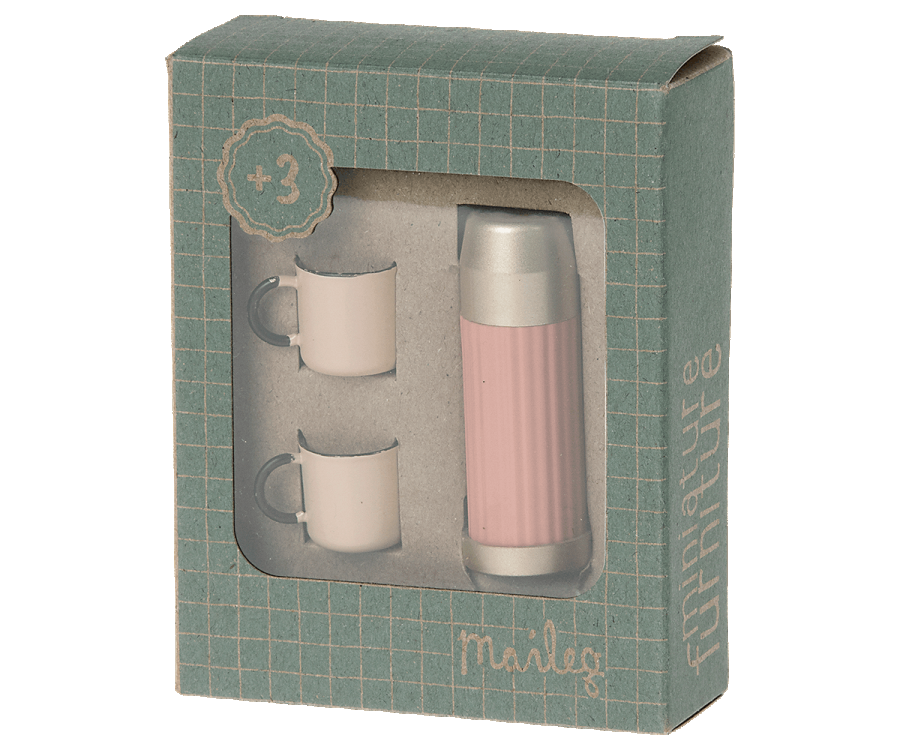 Maileg Thermos Set Soft Coral