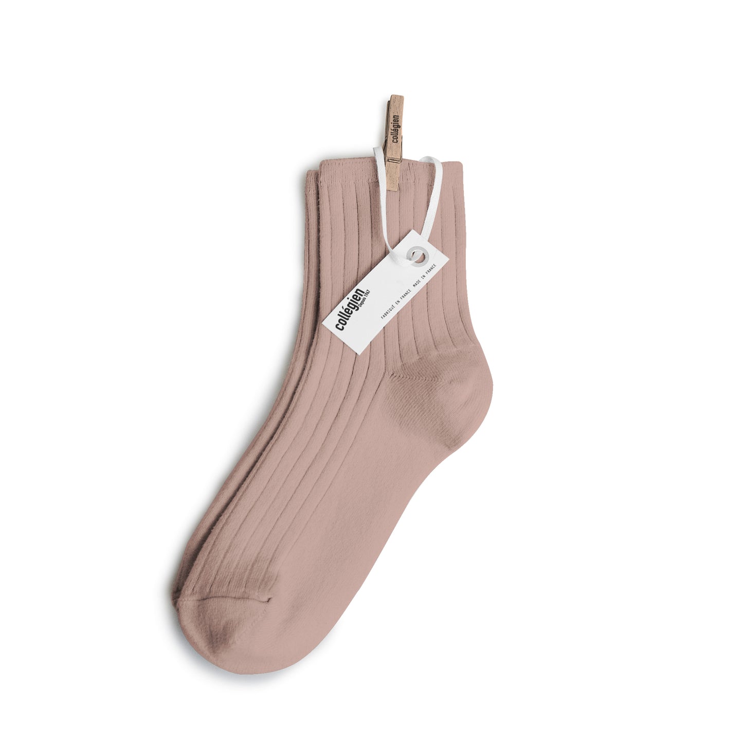 Collégien Socken La Mini Vieux Rose