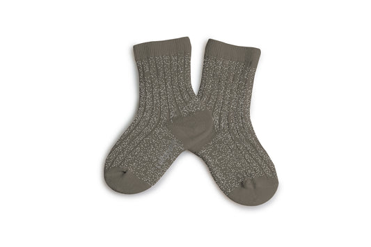 Collégien Socken Victoire Brun de Terre Brillantes