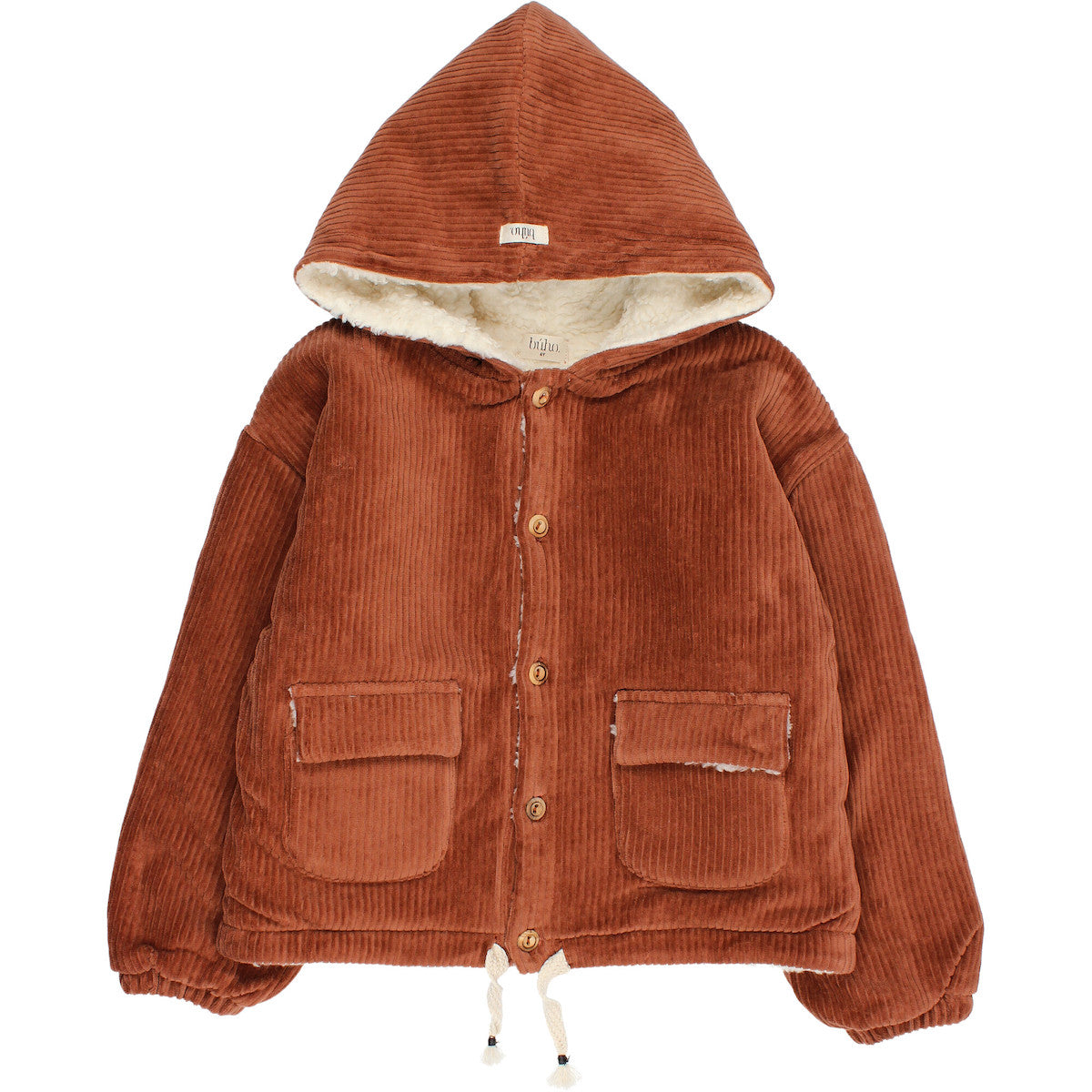 Búho BCN Velours Jacke Rust