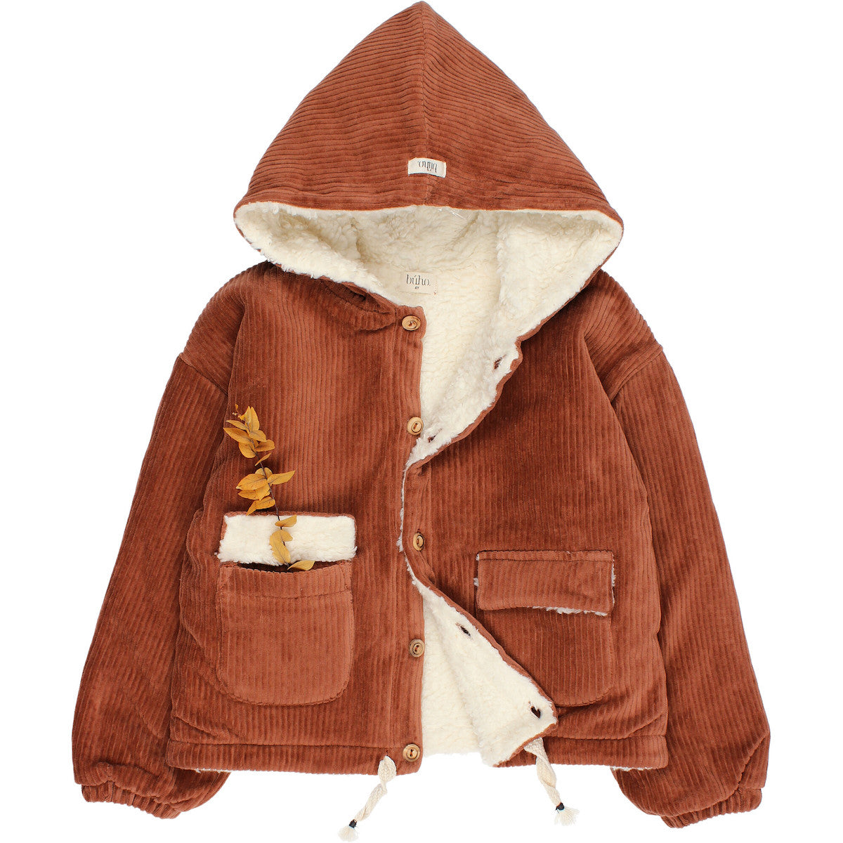 Búho BCN Velours Jacke Rust