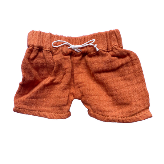 Minikane Puppenkleidung Bermudas Rostrot