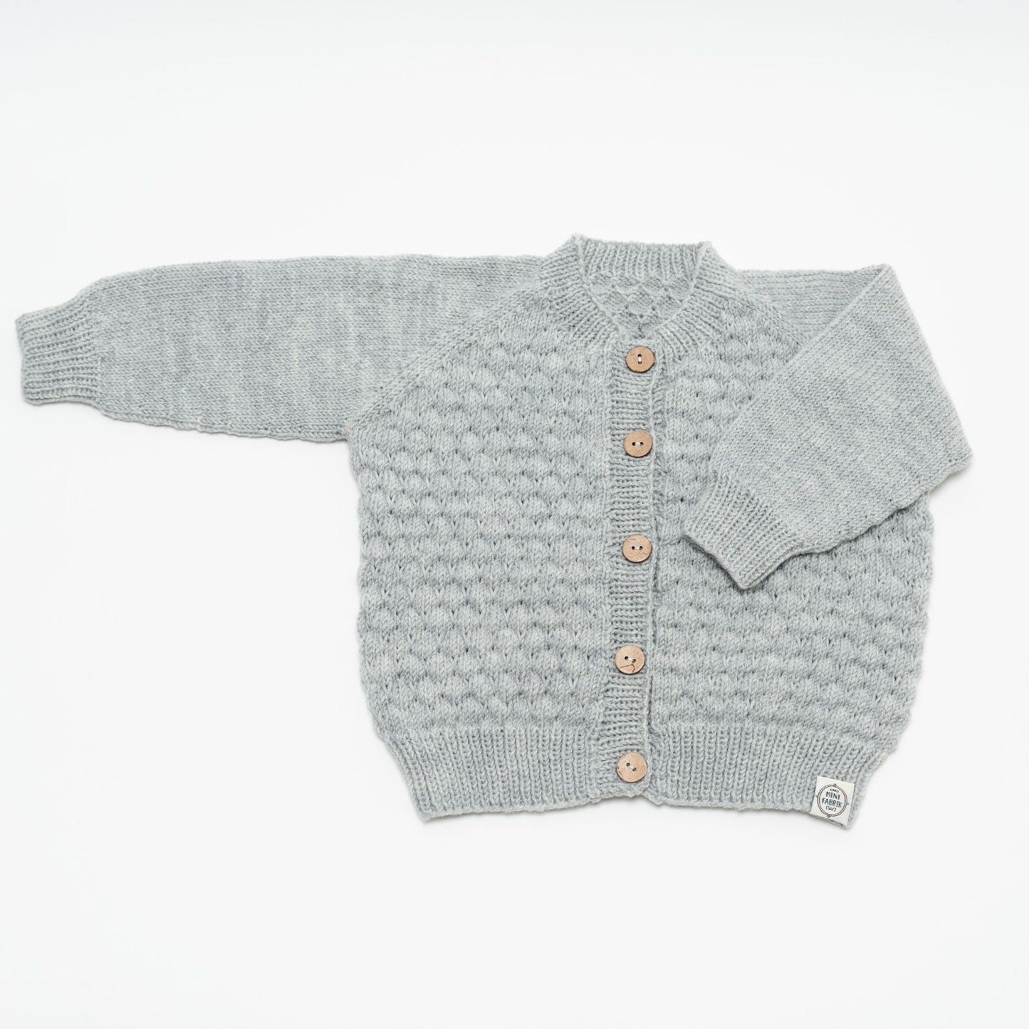 Mini Fabrik Cardigan Ella & Eskild Light Grey